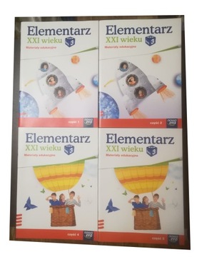 Elementarz XXI wieku 3 materiały edukacyjne cz.1-4