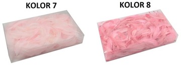 ПЕРЬЯ 50 ГРАММ ПЕРЬЯ ДЕКОРАТИВНЫЕ 23 ЦВЕТА 300 ШТ.