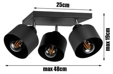ПОТОЛОЧНЫЙ СВЕТИЛЬНИК, СВЕТОДИОДНАЯ ЛЮСТРА LOFT EDISON