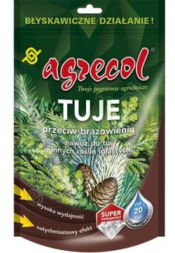 PRZECIW BRĄZOWIENIU TUJE INNE ROŚLINY IGLASTE 250g