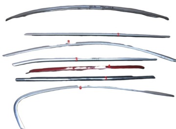 CHROM LISTWA BLENDA KLAPY TYL BMW 7 G11 ORYGINAL