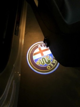 Alfa Romeo светодиодный логотип беспроводной 147 156 Giulia