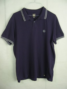 PRETTY GREEN koszulka polo polówka R XL fiolet