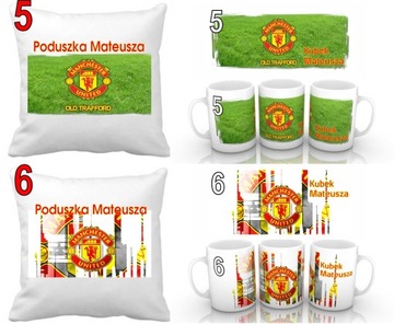 НАБОР «Манчестер Юнайтед» ПОДУШКА + КРУЖКА + ИМЯ