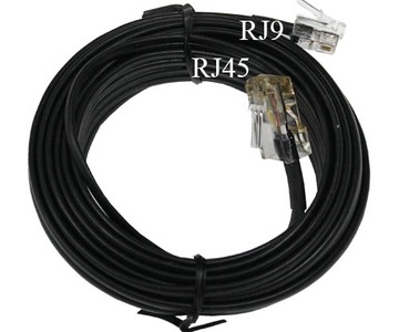 PRZEWÓD ETHERNET RJ9-RJ45 DO MODEMU TERMINALA 3m