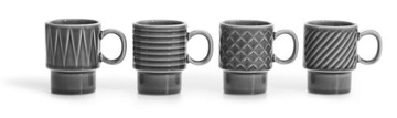 Ceramiczne filiżanki do espresso SAGAFORM