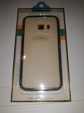 KAIFUXIN ETUI PLECKI SAMSUNG S6 EDGE SREBRNA