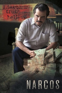 OBRAZ NARCOS PABLO ESCOBAR NA PŁÓTNIE 50x70