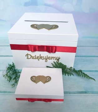 Коробка-конверт + комплект обручальных колец