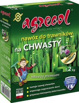 NAWÓZ DO TRAWNIKÓW NA CHWASTY - POSYPOWE 1,2kg