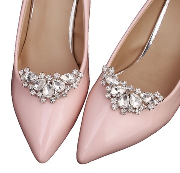 ЗАЖИМЫ ДЛЯ ОБУВИ 2 ШТ. ХРУСТАЛЬНЫЕ УКРАШЕНИЯ ДЛЯ ОБУВИ ЗАЖИМЫ ДЛЯ СВАДЕБНЫХ УКРАШЕНИЙ