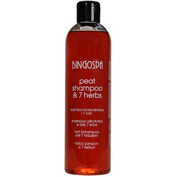 MOC I BLASK SZAMPON BOROWINOWY I SIEDEM ZIÓŁ 300 ml BINGOSPA