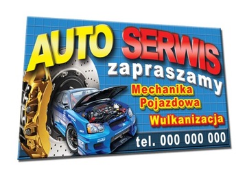 BANER 2x1m banery reklama auto serwis wulkanizacja