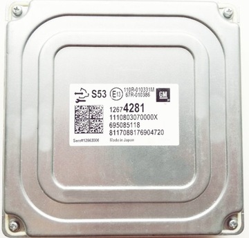 JEDNOTKA ECU OPEL ASTRA K 12674281 67R-010386