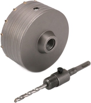 КОРОНОЧНАЯ ФРЕЗЕРОВКА ДЛЯ БЕТОННЫХ СТЕН SDS + 120мм