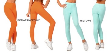 LEGGINSY bawełniane FITNESS mix kolorów G1 CH M/38