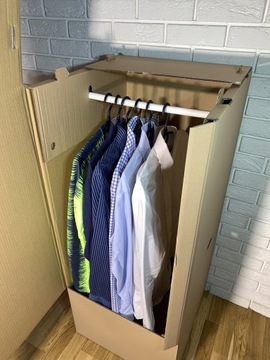 КАРТОННЫЕ КОРОБКИ ДЛЯ ПЕРЕЕЗДА КАРТОННЫЙ ШКАФ 2 шт.