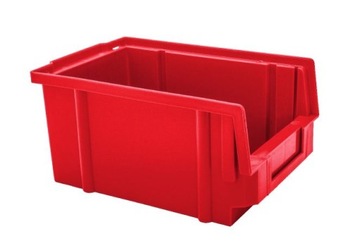 POJEMNIK MAGAZYNOWY 199x135x100 TYP 1 czerwony