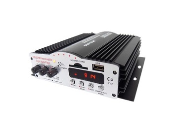 RADIO WZMACNIACZ BLUETOOTH DO GŁOŚNIKÓW USB 4 CH