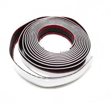 Listwa ozdobna boczna 30mm CHROM 5 metrów rolka