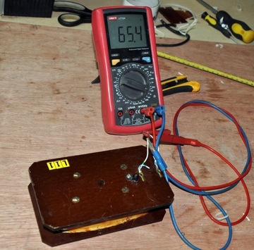 Электромагнит дросселя с плоской магнитной катушкой