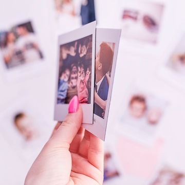 Фотомагнит с фотографией на холодильник Polaroid, 16 шт, с благодарственной подписью