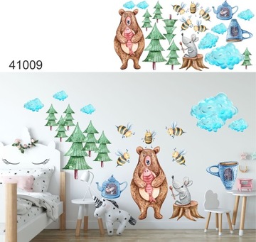 наклейки детские, стены покрашенные 200