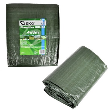 Брезент толстый 10х10м/зеленый GEKO G70362