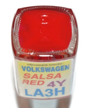 VW LA3H SALSA RED LAKIER ZAPRAWKA DO RYS ARA 10 ML
