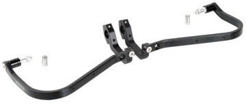 Поручни ZETA ADVENTURE черные, U-образный зажим 22,2 мм