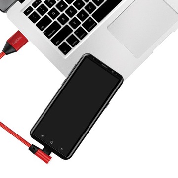 Угловой кабель USB-C — USB-A USB 2.0 5 В / 3 А 30 см