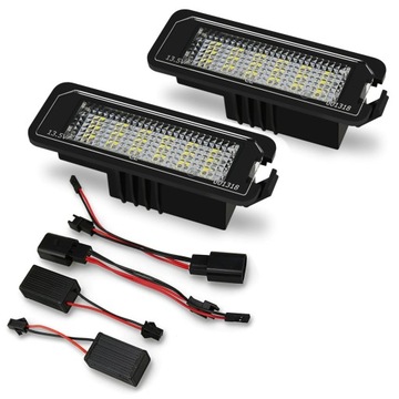 VW GOLF IV 4 5 V 6 VI VII POLO LAMPY TABULKY LED