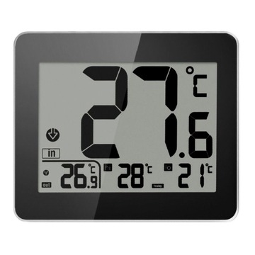 Termometr cyfrowy LCD zewnętrzny wewnętrzny 2w1