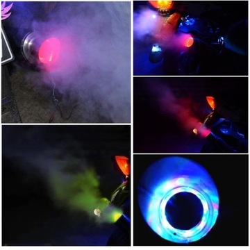 OŚWIETLENIE RURY WYDECHOWEJ LED QUAD MOTOCYKL