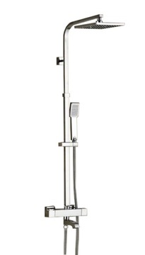 ZESTAW PRYSZNICOWY DESZCZOWNICA TERMOSTAT CHROM