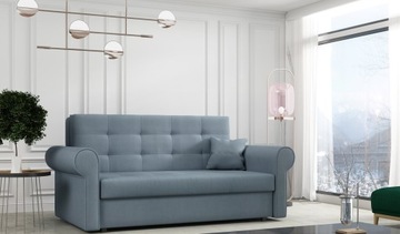 VIGA III SILVER kanapa pikowana sofa amerykanka