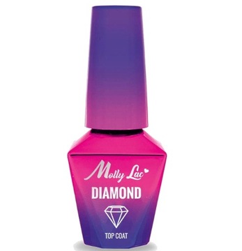 Lakier NABŁYSZCZAJĄCY MOLLY LAC DIAMOND TOP 10ML