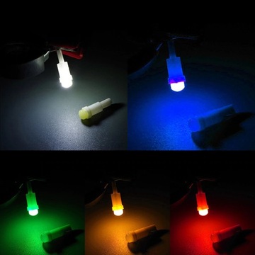 LED COB T5 R5 T5W W1,2W T5W LICZNIK ZEGARY KOLORY