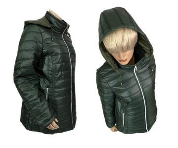 БОЛЬШАЯ ЖЕНСКАЯ СТЕГАНАЯ ПЕРЕХОДНАЯ КУРТКА L 40 42