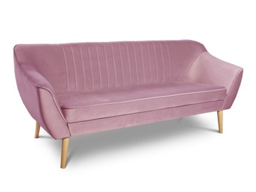 SOFA KANAPA 3-os LUCA w stylu skandynawskim PLUSZ
