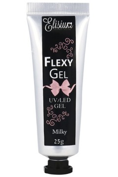 ELISIUM FLEXY GEL ŻEL DO PAZNOKCI UV LED MILKY 25g