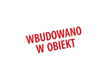 Pieczątka WBUDOWANO W OBIEKT