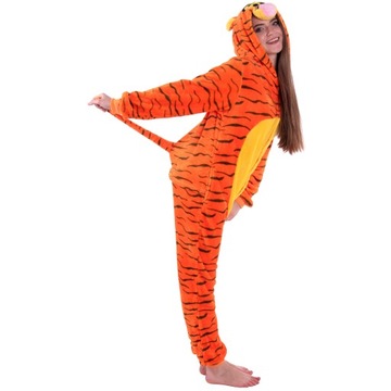 TYGRYSEK PIŻAMA Tygrys Kigurumi Onesie Kombinezon Męski Damski L 165-174cm