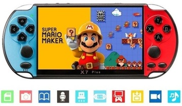 X7 Plus 8 ГБ КОНСОЛЬ MP5 MP4 MP3 ИГРЫ ДЕТСКИЕ ИГРЫ желтый