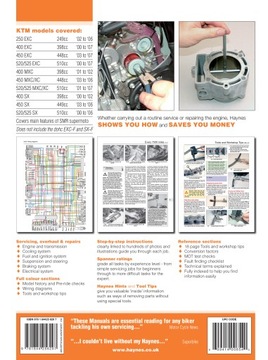 KTM 450 MXC (2003 - 2006) INSTRUKCJA NAPRAW