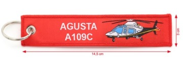 Плетеный брелок Agusta A109C УДАЛИТЬ ПЕРЕД ПОЛЕТОМ