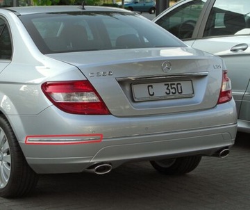 CHRÓM NÁRAZNÍKU LIŠTA MERCEDES W204 C KLAS L P