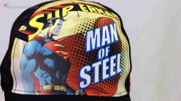 Czapka z daszkiem męska młodzieżowa Superman TRUCKER DC-Comics 55-60cm haft