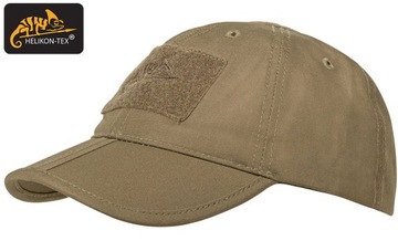 Czapka z daszkiem Helikon Folding Regulowana Składana Bejsbolówka Coyote
