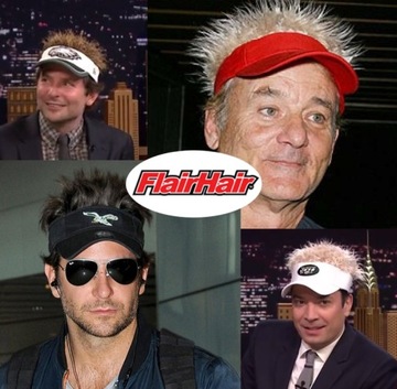 NHL Flair Hair Washington Capitals Czapka daszkiem